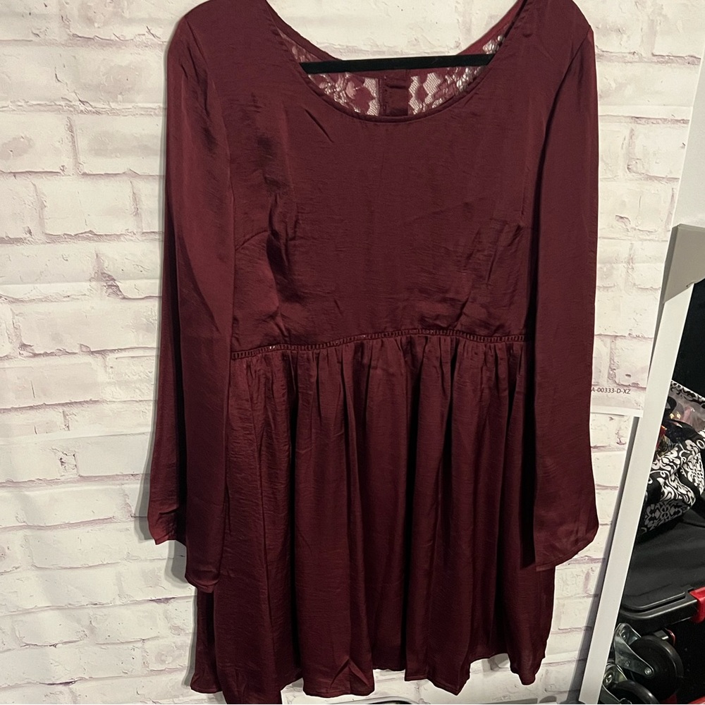 Size XL Dress! Burgundy color.